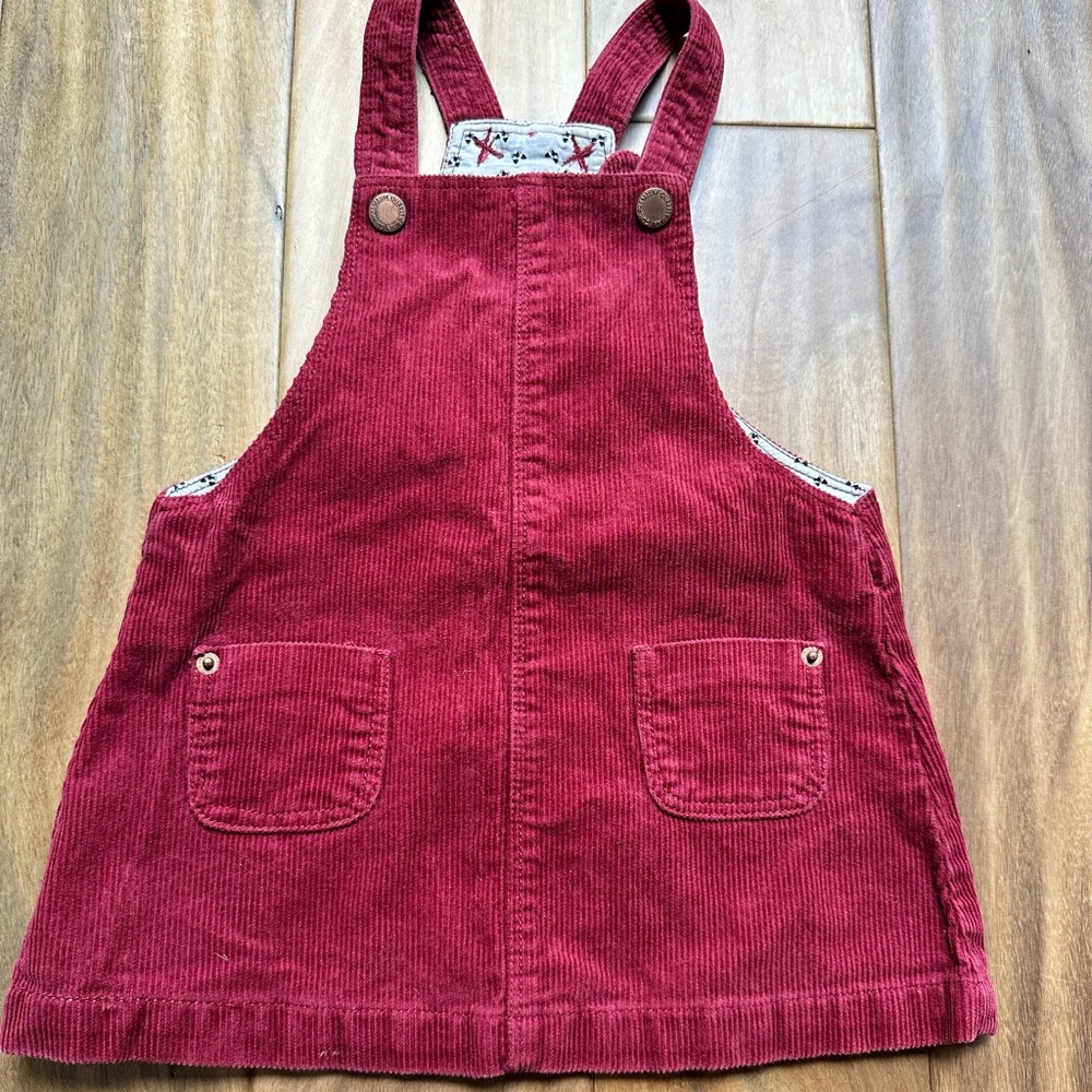 Zara baby girl corduroy overall dress
